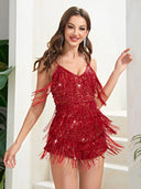 Sequin-Embellished Women's Jumpsuit
