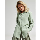 Chic Women's Long Sleeve Check Blouse
