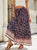 Colorful Ruffle Long Skirt for Women