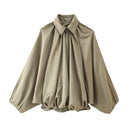 Sophisticated Pleated Blouse for Women
