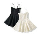 Floral Lace Women's Dress with Adjustable Straps