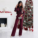 Chic Floral Print Ruffle Blouse for Women