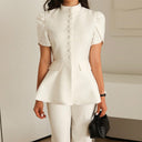 Chic Voluminous Sleeve Women's Blazer