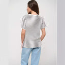 Organic Cotton Striped T-Shirt for Women