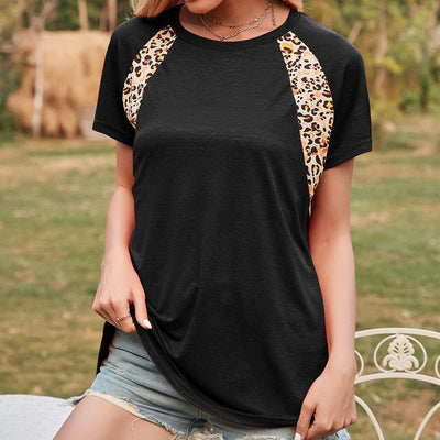 Leopard Print Women's T-Shirt - Fashionable Style