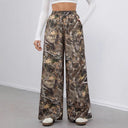 Chic Camouflage Palazzo Pants for Women