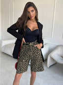 Women's Stylish Leopard Print Shorts