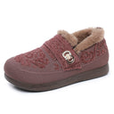 Cozy Women's Slippers with Decorative Buckle