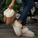 Chic Fluffy Slippers with Glitter Accents and Cozy Lining