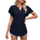 Women's Lace Pattern Airy Blouse Shirt