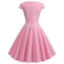 Chic Women's A-Line Dress with Flattering Waist Design