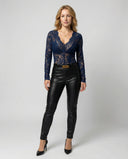 Chic Long Sleeve Lace Bodysuit for Women
