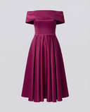 Elegant Satin Strapless Dress for Celebrations