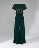 Stylish Wide-Leg Jumpsuit with Waist Belt