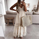 Elegant Women's V-Neck Lace Dress