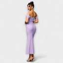 Ione - Chic Off-Shoulder Ruched Dress for Any Occasion