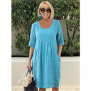 Chic Pocketed Shift Dress for Everyday Style
