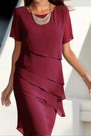 Chic Pleated Chiffon Dress for Any Occasion