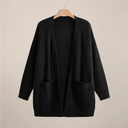Plus Size Long Sleeve Open Cardigan for Stylish Layering