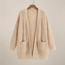 Plus Size Long Sleeve Open Cardigan for Stylish Layering