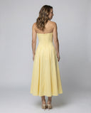 Chic Women's V-Neck Evening Dress with Flowy Skirt