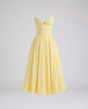 Chic Women's V-Neck Evening Dress with Flowy Skirt
