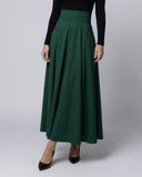Flowy Maxi Skirt with Seamless Pockets