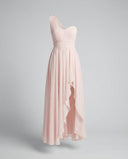 Chic Maxi Dress with Asymmetrical Hem and Ruffle Accents