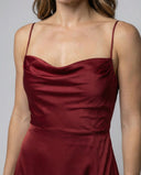 Silk Maxi Dress for Women - Flowy Style for Special Events