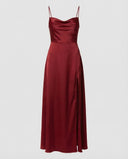 Silk Maxi Dress for Women - Flowy Style for Special Events