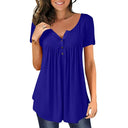 Stylish Blouse with Chic Button Accents
