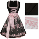 Floral Patterned Dirndl for Oktoberfest Celebrations