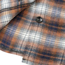 Chic Checked Shirt Dress with Belt and Button Accents
