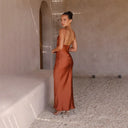 Elegant Satin Maxi Dress for Any Occasion