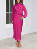Satin Maxi Dress for Effortless Style