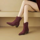 Chic Suede Western Boots for Stylish Outings