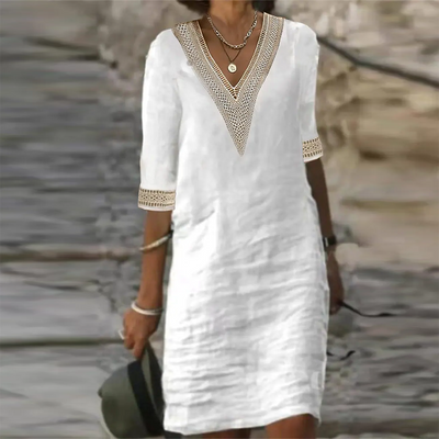 Chic Linen Summer Dress for Women