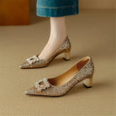 Gloria Glitter Heels for Evening Glam