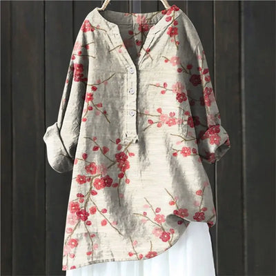 Chic Floral Print Blouse for Effortless Style