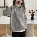 Aurora - Cozy High Neck Knit Sweater for Every Occasion