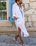 Chic Cotton Shirt Dress for Effortless Style