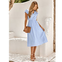 Chic Midi Dress with Quality Fabric