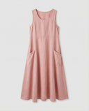 Vintage Plus Size Sleeveless Dress - Timeless Style