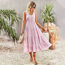 Summer Sleeveless Midi Dress - Joebelle Collection