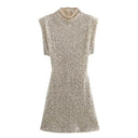 Trendy Sequin Mini Dress for Chic Style