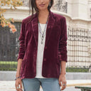 Vintage Velvet Blazer Jacket for Classic Style