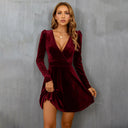 Red Velvet Dress for Festive Celebrations