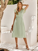 Chic Midi Dress with Quality Fabric