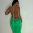 Deep Back Cut Dress for Stunning Entrances