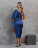 Chic Silk Evening Dress for Special Occasions